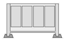 Панели ограждений П-5В-1
